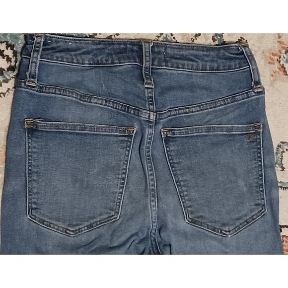 Madewell Women's Straight Leg High-Rise Curvy Stovepipe Size 25 25Wx26L - Picture 8 of 10